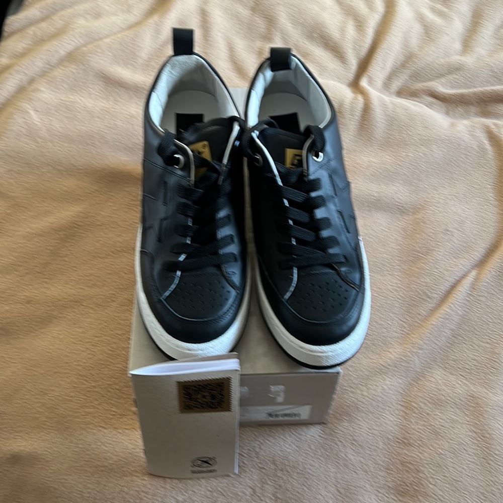 Golden Goose black leather sneakers. Never worn!